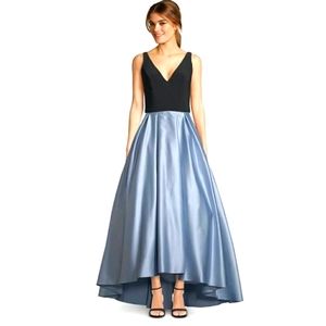 Betsy & Adam Womens Petites Sleeveless V-N…